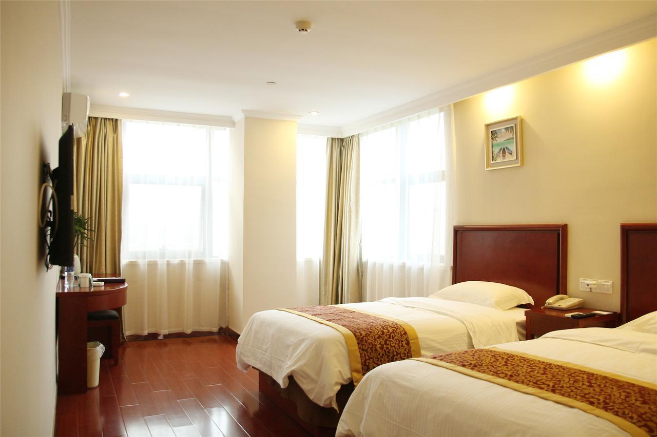 Greentree Inn Shanxi Yan An Luochuan Fuqian Street Express Hotel Dış mekan fotoğraf