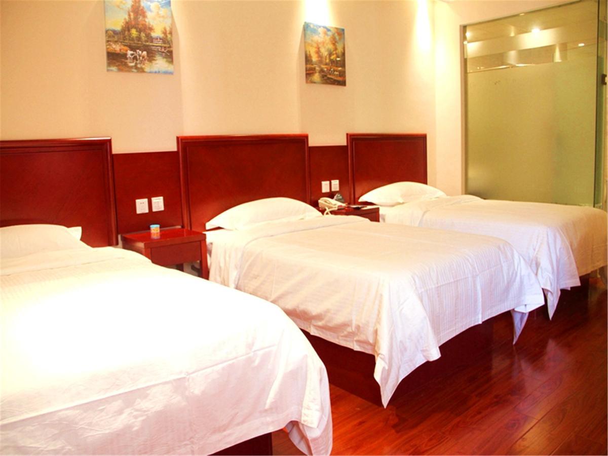 Greentree Inn Shanxi Yan An Luochuan Fuqian Street Express Hotel Dış mekan fotoğraf