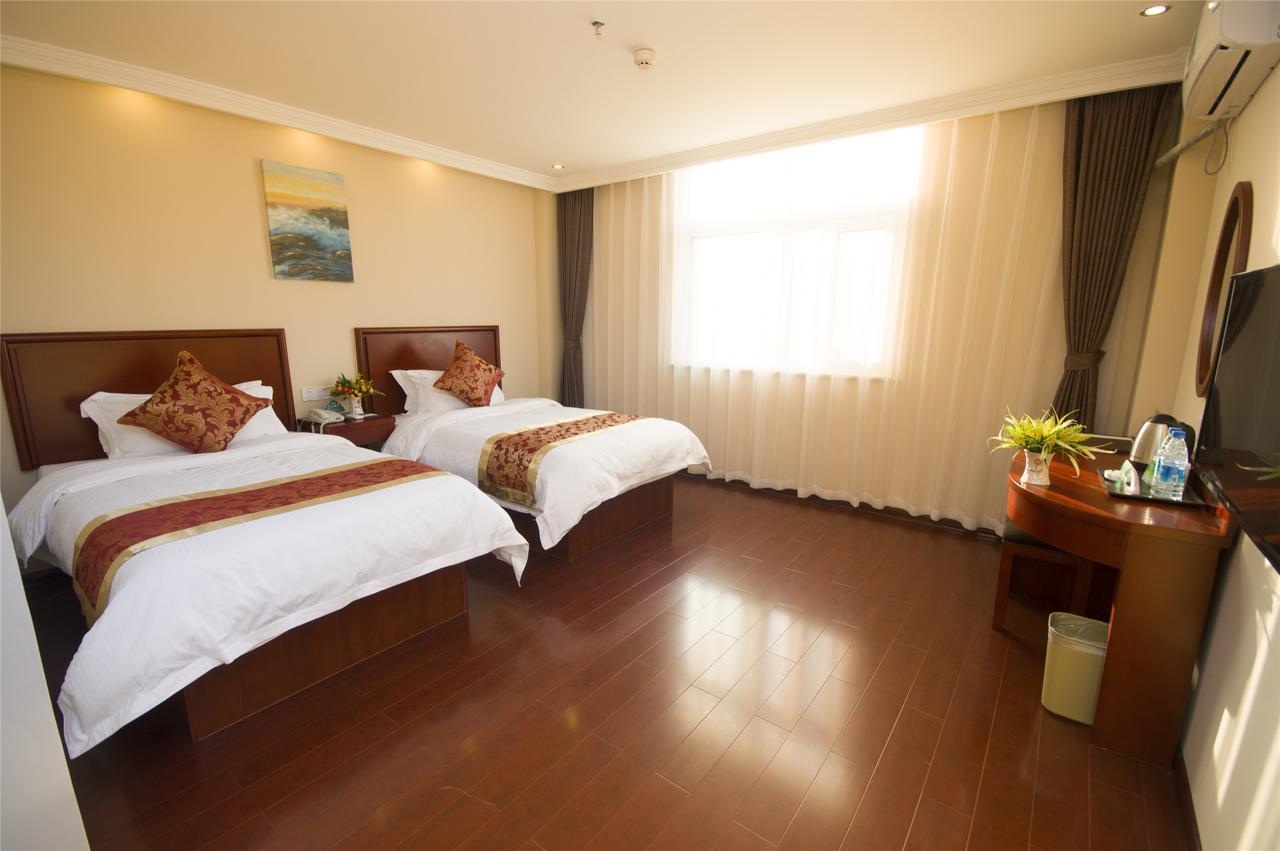 Greentree Inn Shanxi Yan An Luochuan Fuqian Street Express Hotel Dış mekan fotoğraf